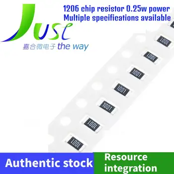 1206 микросхемный резистор 1% 1R 16R 18K 20K 22K 6.8R 27K 30K 33K 36K 39KOhm обычной серии