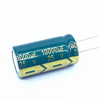 5 шт./лот 25V 10000 МКФ Низкочастотный алюминиевый электролитический конденсатор размером 18*35 10000 МКФ25V 20%