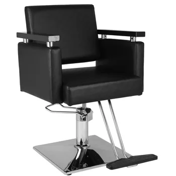 Деревянное парикмахерское кресло Парикмахерское кресло можно перевернуть вверх дном Парикмахерское кресло с полиуретановой ножкой парикмахерское кресло