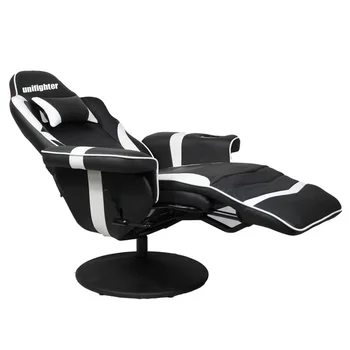 Настройте современное офисное массажное кресло Эргономичное аудио-игровое кресло из искусственной кожи с высокой спинкой