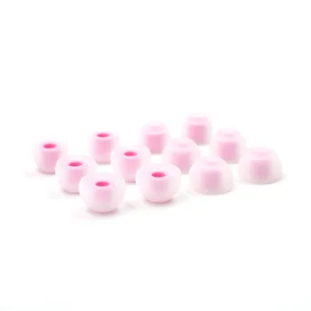 Розовая ушная шапочка BQEYZ Съемные вкладыши-вкладыши 3 или 6 пар сменных силиконовых ушных вкладышей, совместимых с наушниками BQEYZ